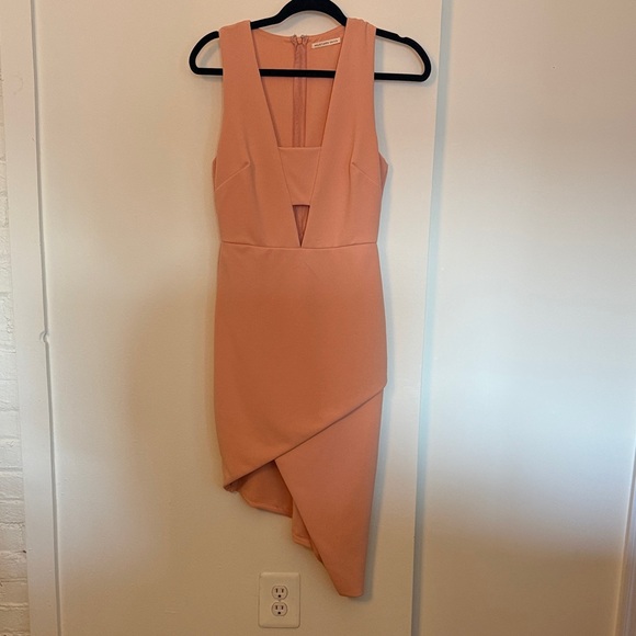 Mustard Seed Dresses & Skirts - Elegant Peach Sleeveless Dress